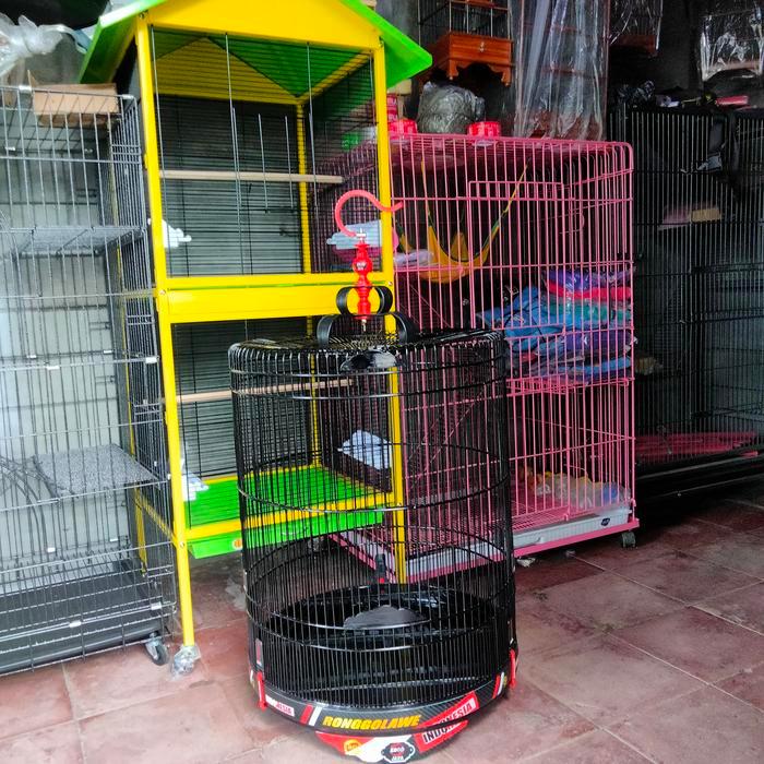 Kandang burung murai merk EBOD RONGGO LAWE no 1 full set