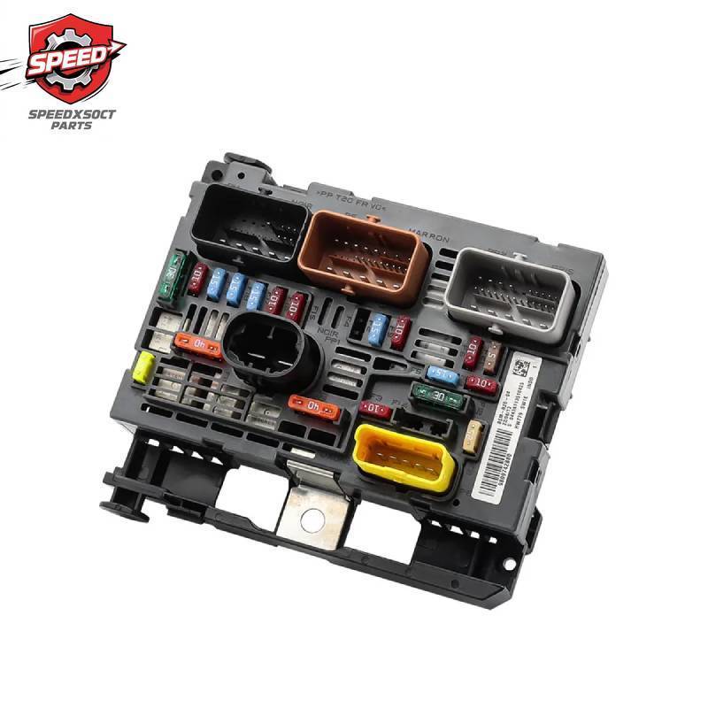 9809742880 Auto Engine Bonnet Fuse Box Unit Assembly For Peugeot 307 308 408 Citroen C4 Bsm R20