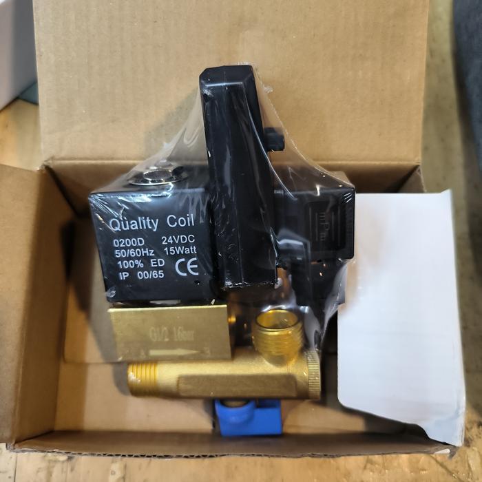 Solenoid Timer Auto Drain Valve 1/2" Dc24 Volt / Solenoid Timer 1/2" Dc 24 Volt