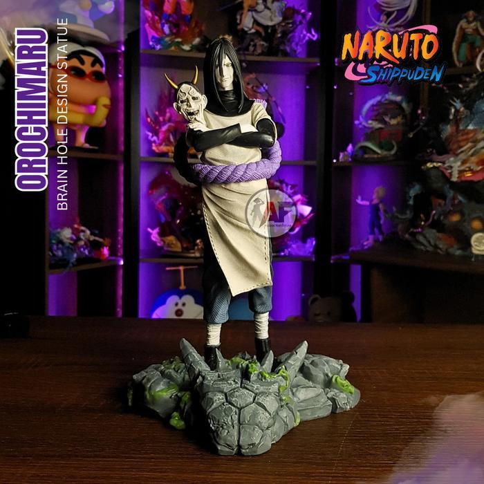 Statue Action Figure Naruto Orochimaru Brain Hole Studio 32cm Design Recast