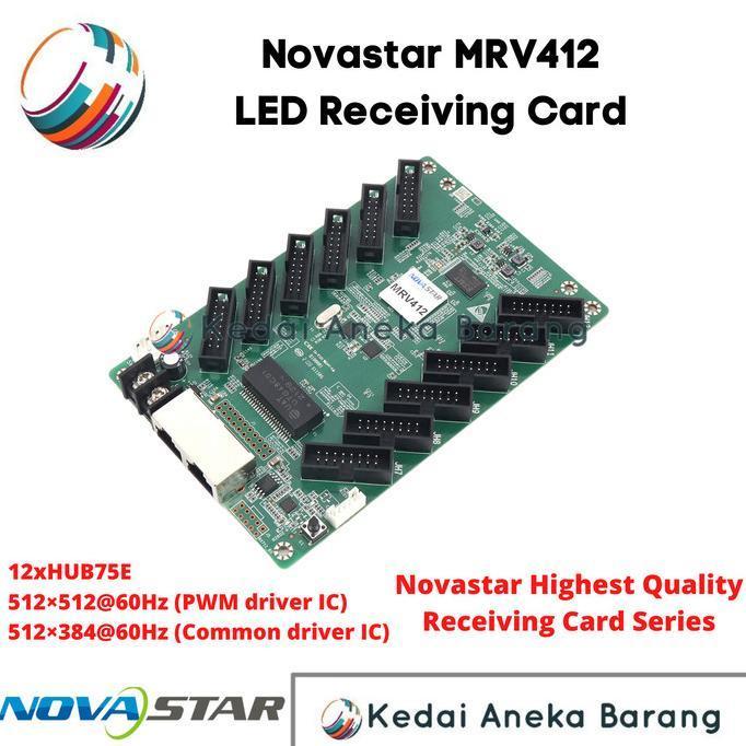 NOVASTAR MRV412 LED RECEIVING CARD RC VIDEOTRON HUB75 MRV336 MRV330