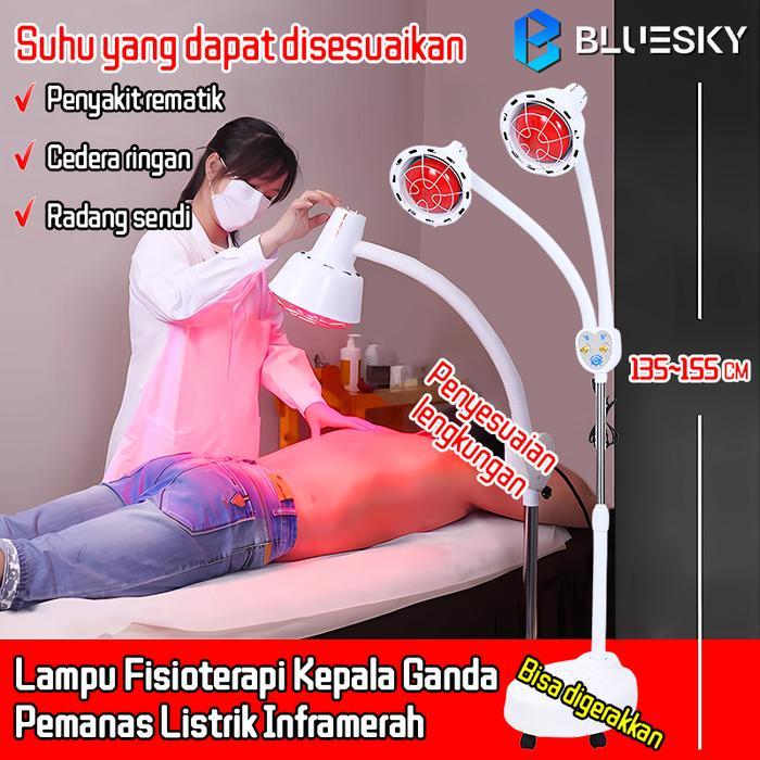 LAMPU FISIOTERAPI KEPALA GANDA PEMANAS LISTRIK INFRAMERAH