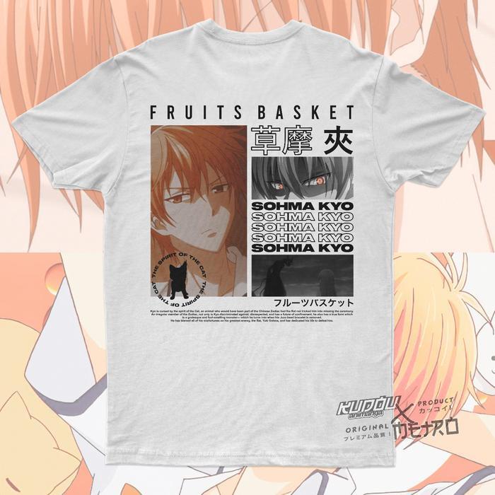 Kaos Oversize Sohma Kyo Anime Manga Fruit Basket Premium  Unisex