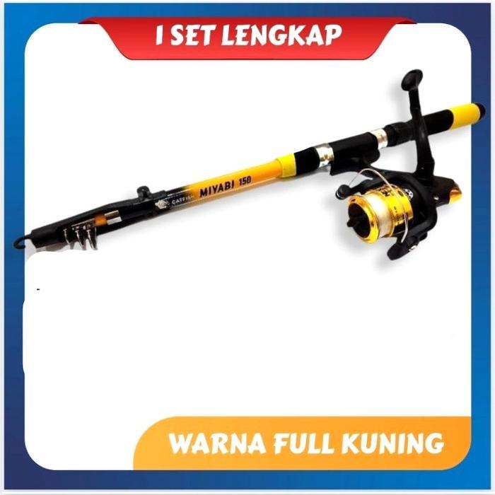 Promo Set Pancing Murah Super Komplit Siap Pakai / Alat Pancing Lengkap 1 Paket