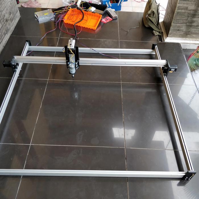Terlaris Cnc Router Frame 120X120 Besar Mesin Cnc Luas Controller Mach3