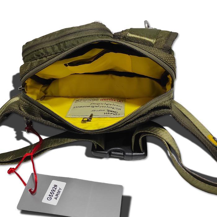 Waistbag Minimalis Tas Pinggang/ Selempang Tough Warrior Impor Tas Tactical Army Man Sling Bag