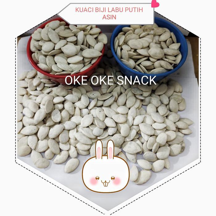 KWACI PUTIH/KWACI BIJI LABU PUTIH/PUMPKINS SEED 1000GRAM
