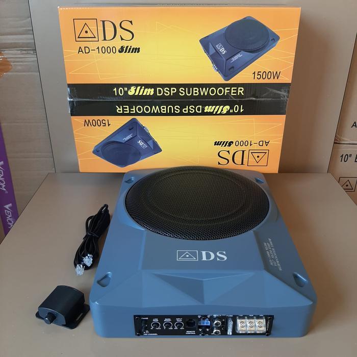Subwoofer kolong mobil Ad-1000N 10 inch aktif merek ads