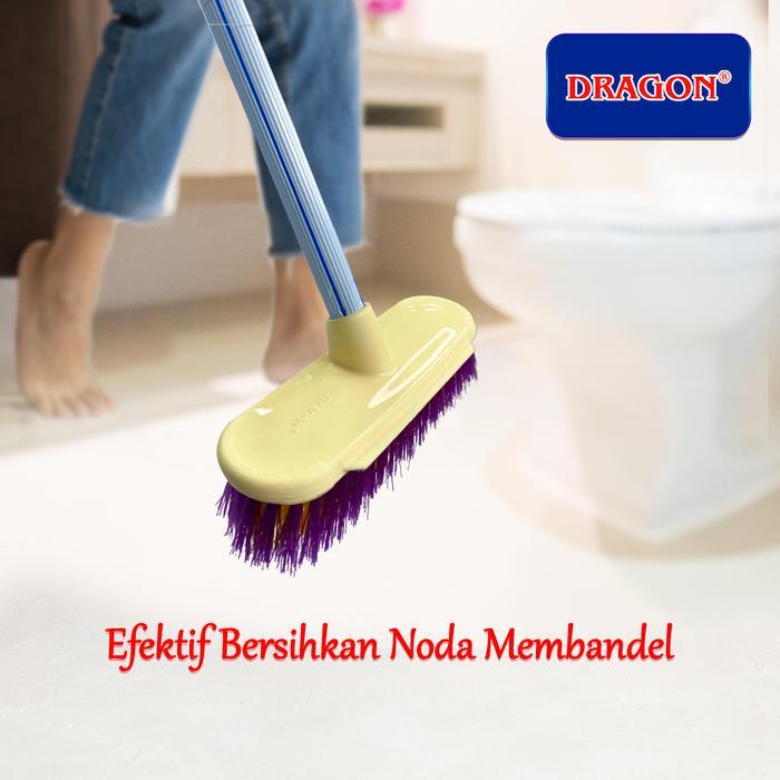 Dragon D938 Sikat Lantai Dorong 110 Cm Pembersih Kamar Mandi Gagang Besi Sk358