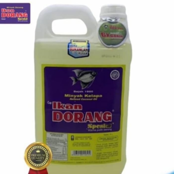 minyak goreng kelapa ikan dorang spesial 5 liter