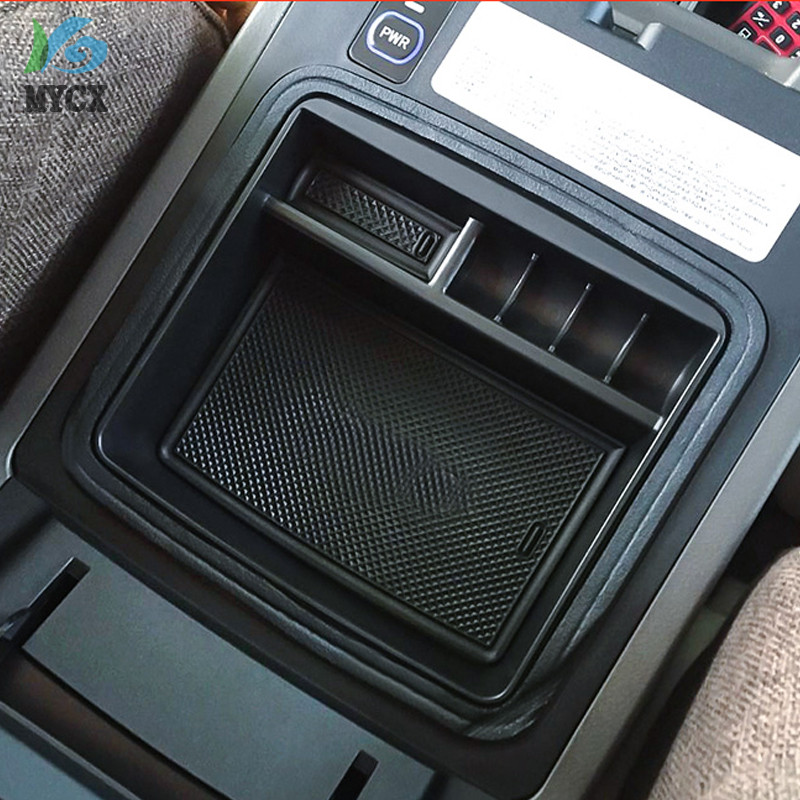 2003-2020 Kotak Penyimpanan Anti-selip Interior Mobil untuk Aksesori Toyota Land Cruiser Prado FJ 15