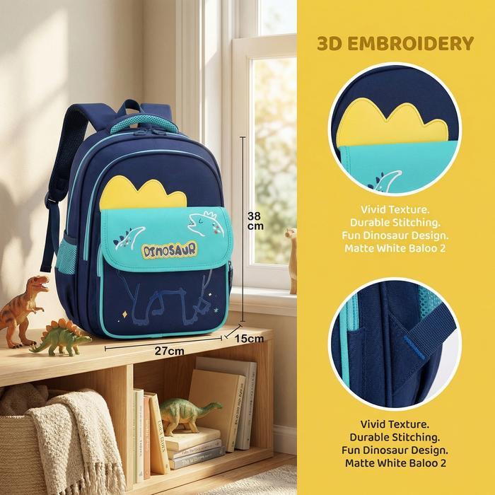 528# TAS RANSEL SEKOLAH ANAK-ANAK RANSEL DINOSAURUS UNICORN TAS SEKOLAH KAPASITAS BESAR BAHAN KAIN