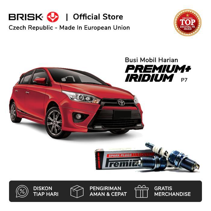 Busi Mobil Toyota Yaris Lele BRISK Premium Iridium P7