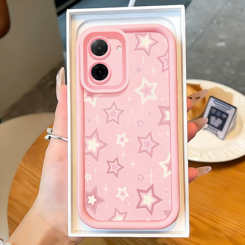 Casing Hp untuk Xiaomi Redmi A5 4G Case Bintang Impian Pink Kasing silikon Cesing Elastis Softcase K
