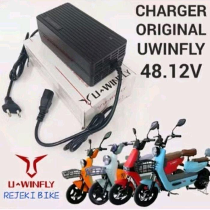 Promo Charger Sepeda Listrik U-Winfly 48V 12 Ah Untuk Aktivitas Outdoor
