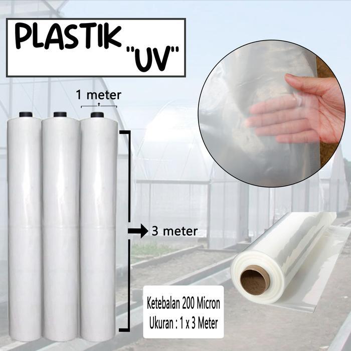 Plastik UV Lebar 3 meter / Plastik UV Eceran