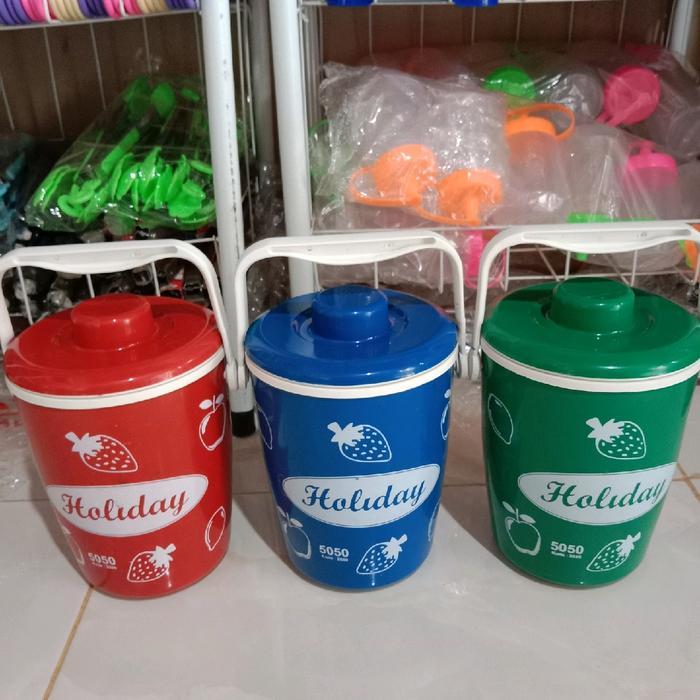Rice bucket mini 2,5Liter / termos nasi Es / rantang piknik / rantang holiday diamond Kitchenware