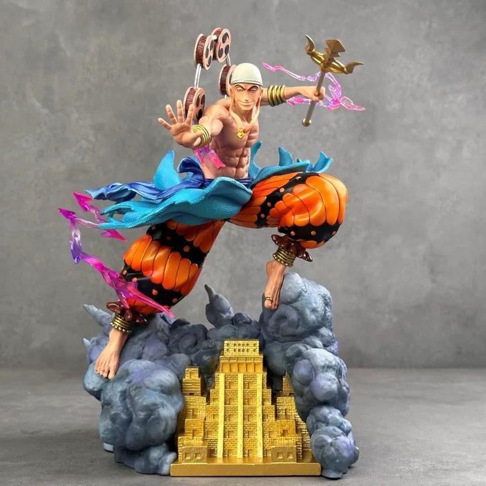 [ Ready ] Statue One Piece [ Tian Hui x JT Studio ] Enel Thunder Recast 28cm