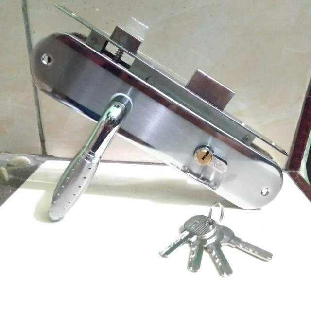 Best Seller Handle Pintu Besar Kunci Pintu Besar Komplit Kunci Pintu Rumah 1 Set Lengkap Handle