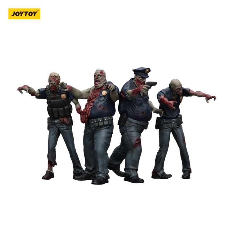 JOYTOY Dark Source Zombie Fiqure Police (Male) Action Figure Doll Model Gift Decoration Collection