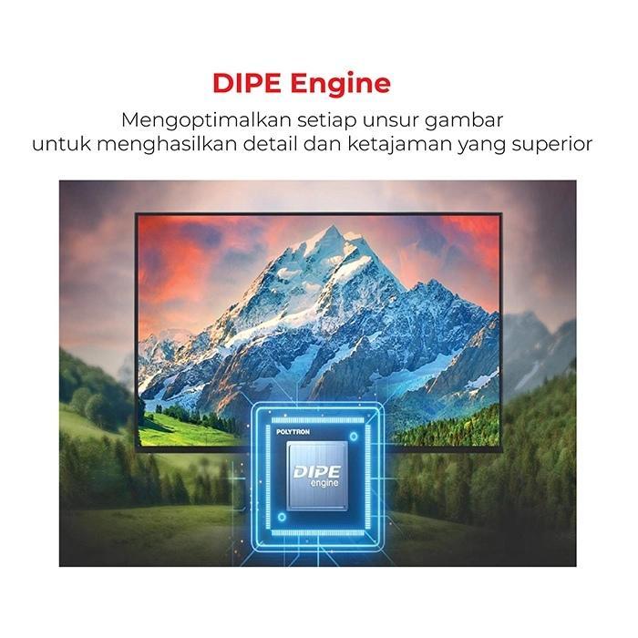 POLYTRON LED 24" PLD 24V1853 Digital TV DVB-T2 HD 24 inch USB Movie