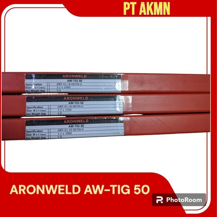 ARONWELD TIG 50 ER70SG Kawat Las AWS ER70S-G Pack 5kg