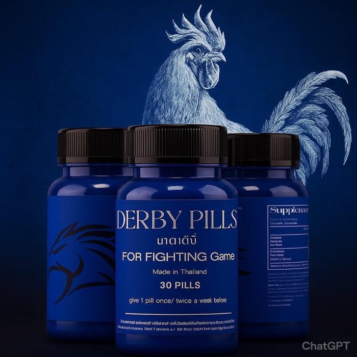 DERBY PILLS DOPING AYAM ADUAN - Import Thailand 100% Original Obat Ayam, Obat Aduan Ayam, Doping