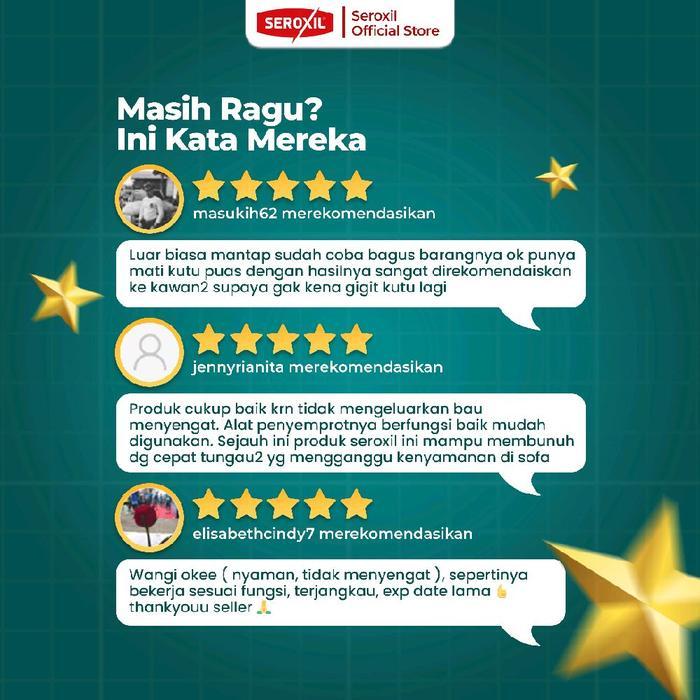 Seroxil Anti Tungau Sc 1000 Ml Pengendali Kutu Kasur Sofa Gudang - Merek Seroxil Anti Kutu Tungau