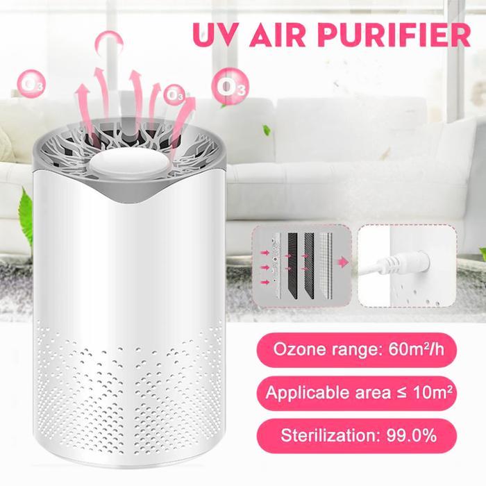 AFFSELV Air Purifier Cleaner Pembersih Udara HEPA Filter PM2.5 J008 dengan Teknologi Ion Negatif