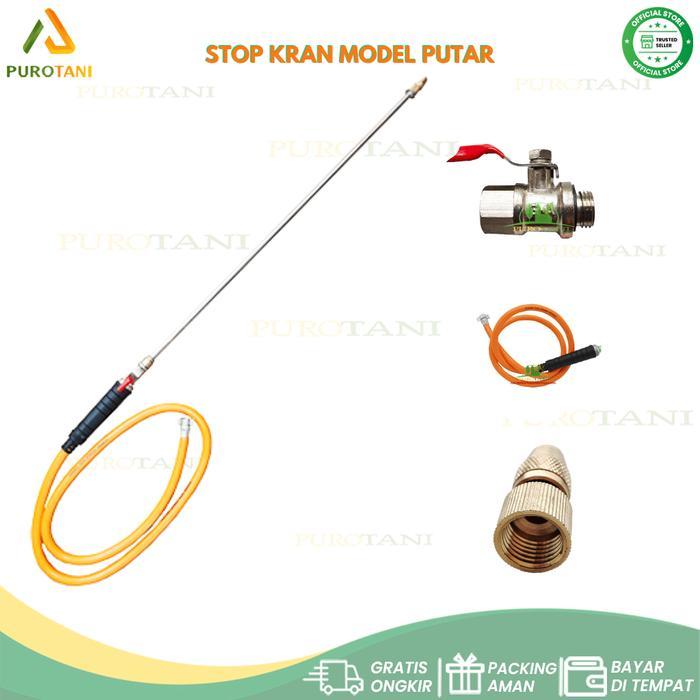 Paket Sukucadang selang stop kran stik nosel tangki swan manual sprayer
