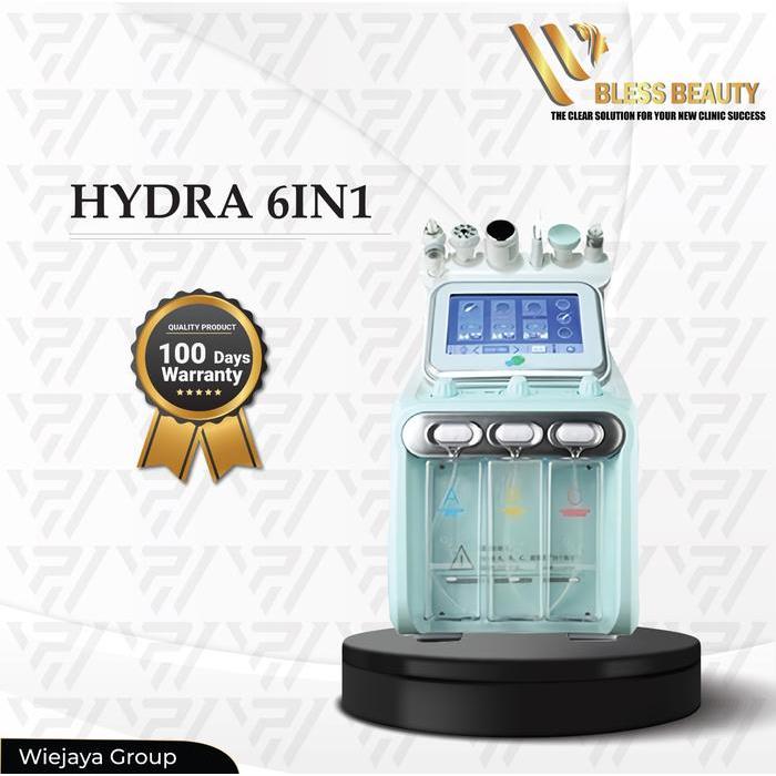 Alat RF Radio Frekuensi 6in1 Hydra Dermabrasi oxygen spray Facial Komedo