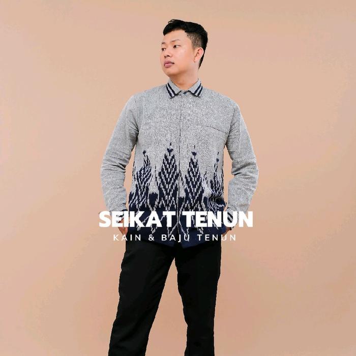 KEMEJA TENUN ATASAN PRIA / KEMEJA TENUN BLANKET PREMIUM