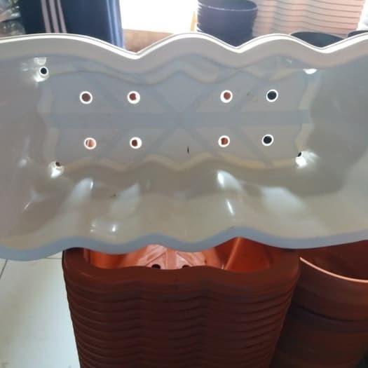 Swaylineshop Pot Plastik Sgp 01- Putih//Pot Panjang Sgp