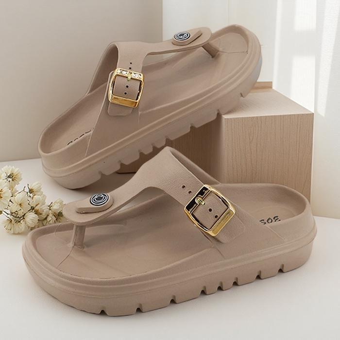 Fenttina Sandal Jepit Wanita Sandal Wanita Kekinian Sandal Wanita Karet Jelly Tinggi