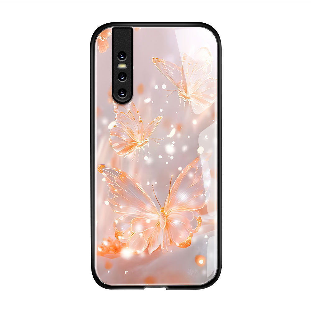 HardCase Kaca Casing For VIVO V15 Pro 1818 Case Kesing Hp Phone DLJ A1-2781 BL