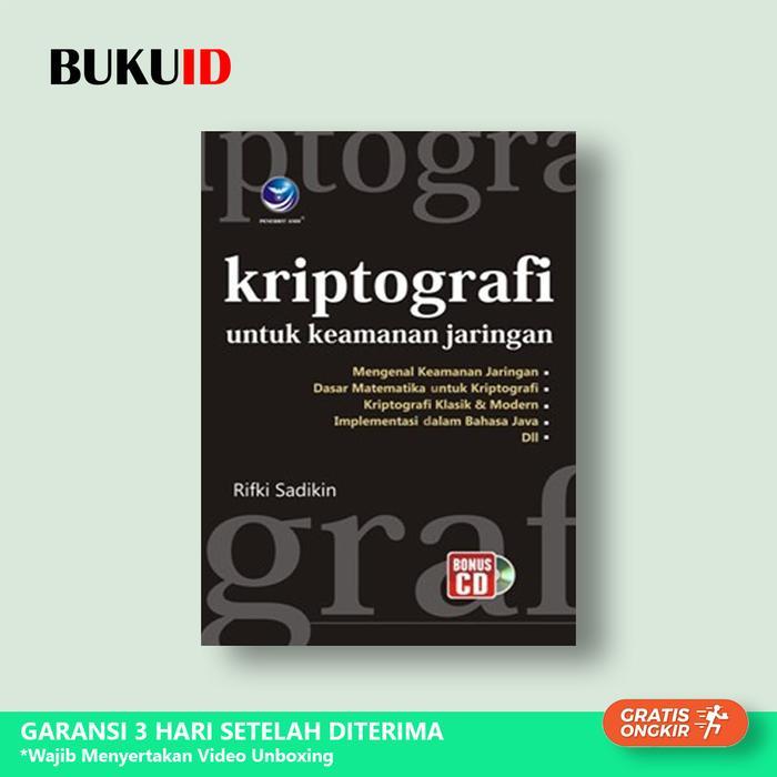 Buku Kriptografi untuk Keamanan Jaringan (+CD)