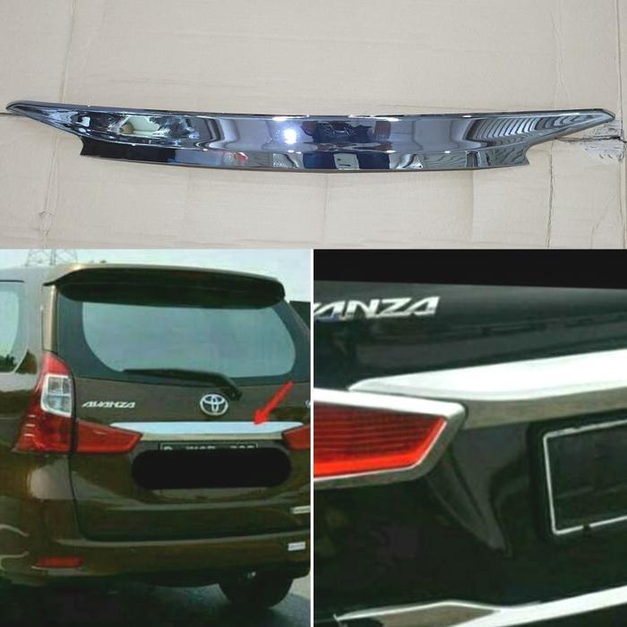Trunk Lid List Bagasi Pintu Belakang Mobil Grand Avanza Veloz / Xenia R 2016 2017 2018