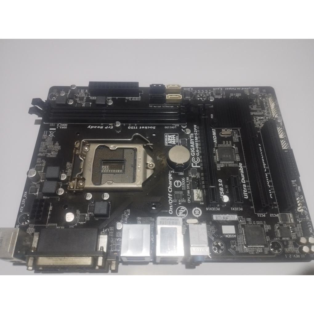 MOTHERBOARD GIGABYTE GA-H81M-S2PH,LGA 1150 (belum pernah dites)