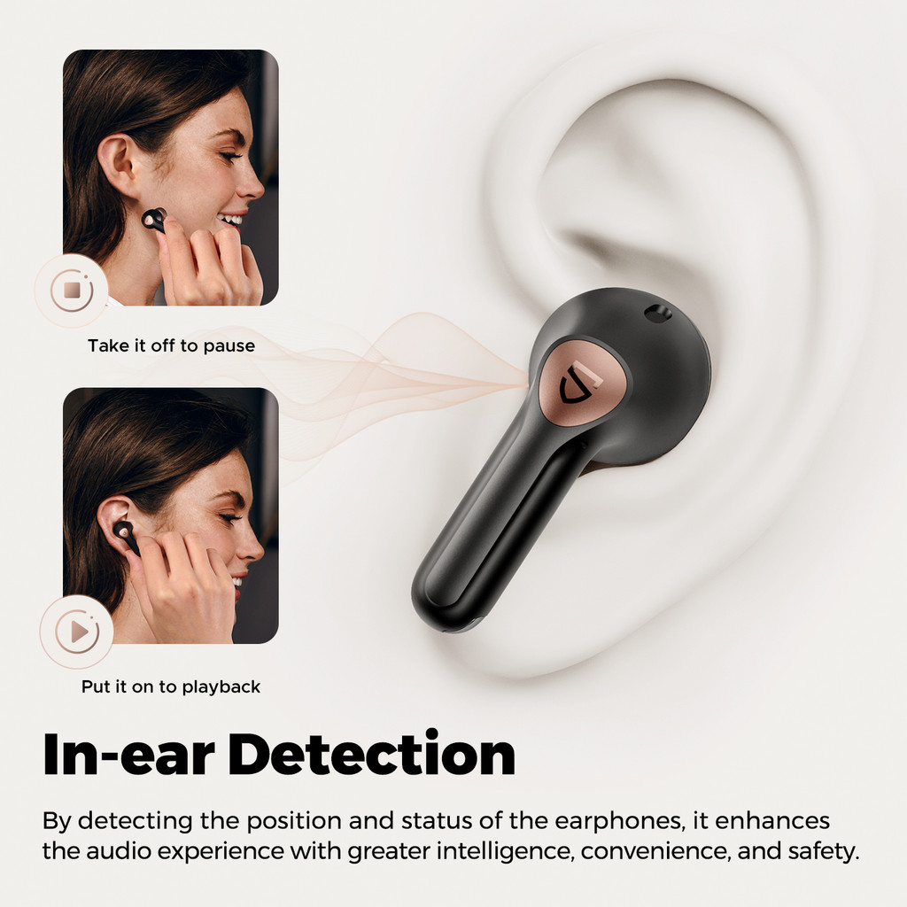 SoundPEATS Air4 Pro ANC Bluetooth 5.3 Wireless Earbuds with Lossless Sound & AptX Voice, Multipoint