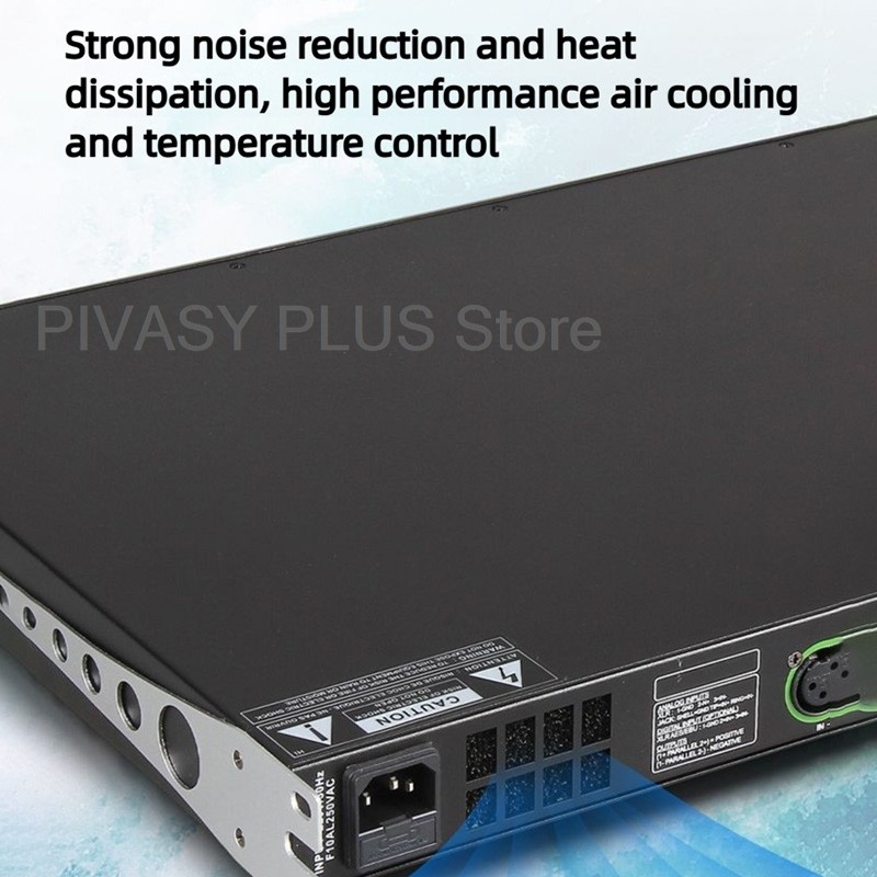 4 Channel Professional Sound Amplifier Digital Hifi Post-level Subwoofer 1000W Audio Amplifier For