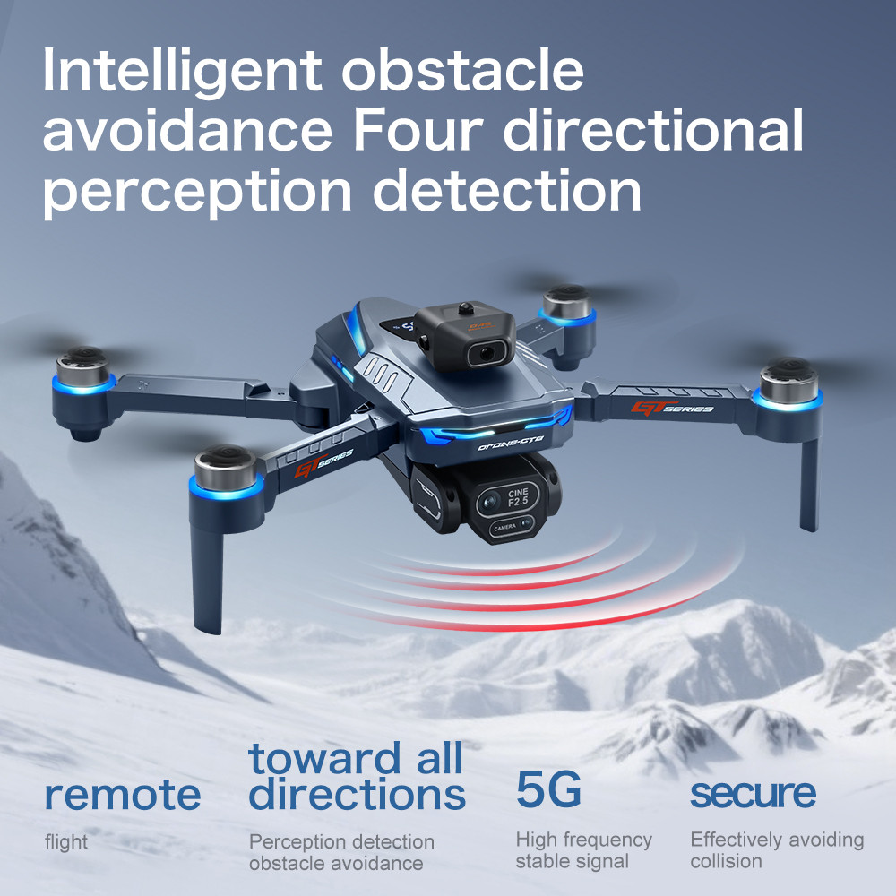 GT8 Drone 6K /8K HD Camera Obstacle Avoidance Aerial Photography Brushless Drone with Screen