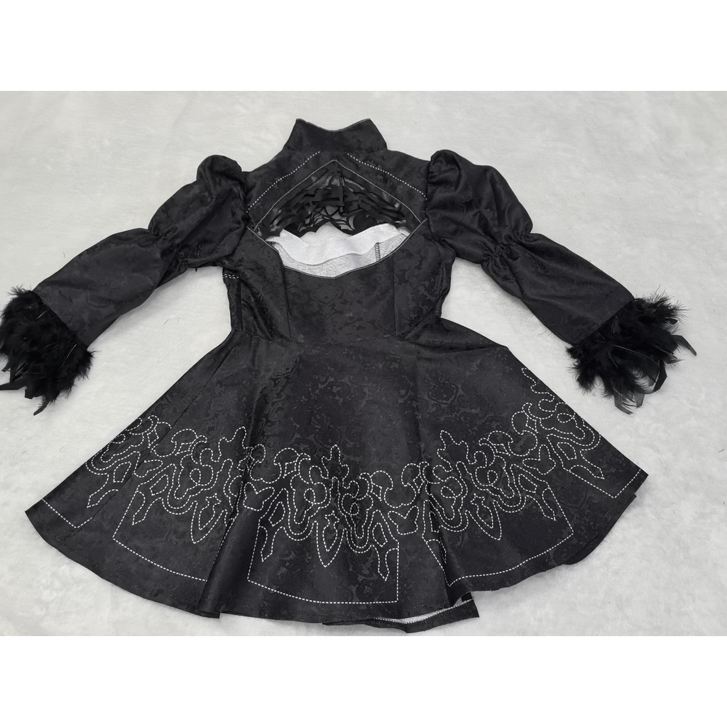 Anime Nier Automata Cosplay 9S Yorha 2B Cosplay Suit Male Women Outfit Wig Disguise Costume Plus