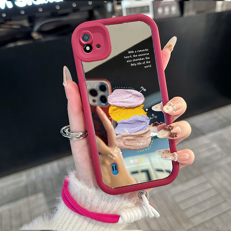 Casing Hp untuk Realme C20 C20A C11 2021 C11 2020 Case Casing Pigmentasi pola Silikon Softcase Kasin