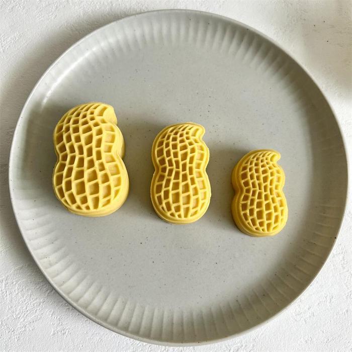 Cetakan Kue Bulan Kacang, Alat Pencetak Kue Kering Motif Kacang, Cetakan Kue Bulan Kacang 30Gr 50Gr