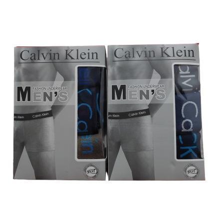 Boxer Pria Boxer Pendek Calvin Klein Celana Dalam (Isi 3 Pcs)