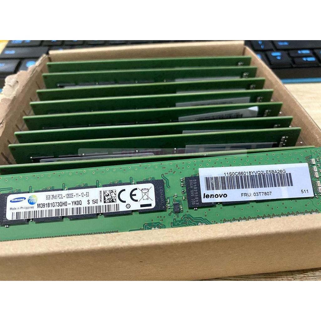SAMSUNG 4GB 8GB 16GB DDR3 PC3-12800 1600 ECC UDIMM RAM 2Rx8 PC3L-12800E M391B1G73QH0-YK0 1.35V 240p