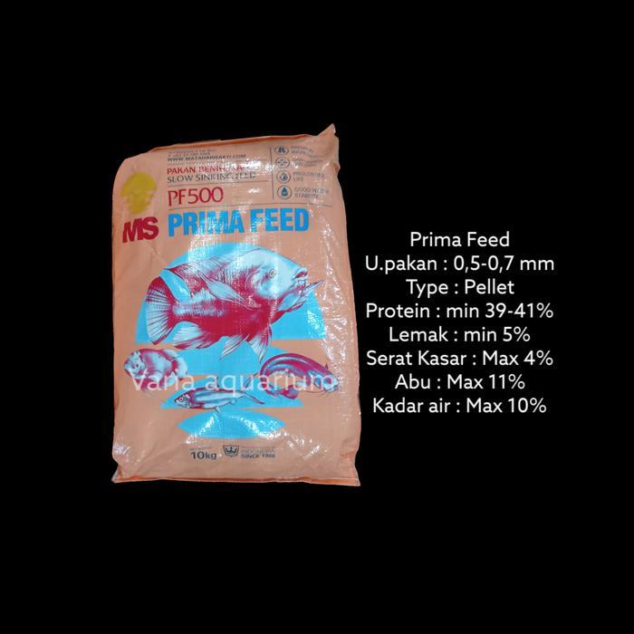 TEREMURAHTERLARIS READY SILAHKAN DIORDER PF-500 PRIMA FEED - MAKANAN IKAN TERNAK - LELE - PRIMA FEED