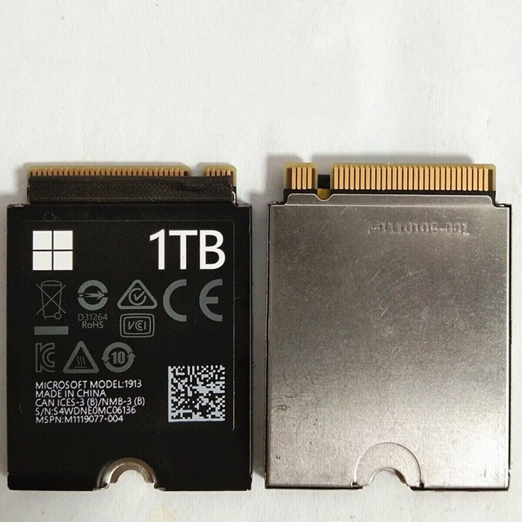 PROMO NEW M2 2230 SSD 1TB NVMe PCIe PM991 for Microsoft Surface Pro X 7+ 8 Laptop