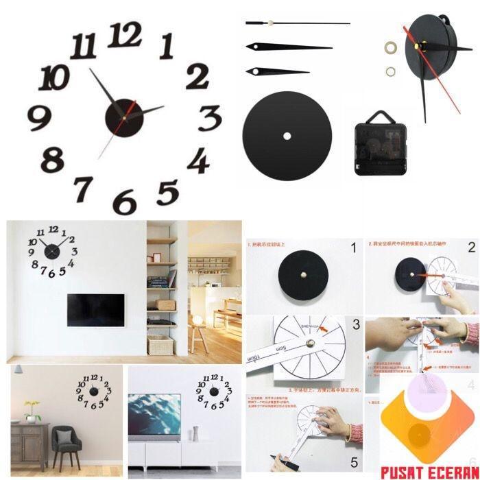 Jam Dinding Tempel Tembok Jam Dinding Analog Jam Dinding Besar Jam Dinding Hias Jam Dinding Diy
