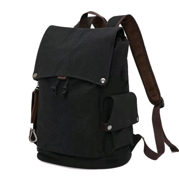Eiger - New Arrival Tas Ransel Kanvas Pria Dan Wanita Kekinian Original Produc Canvas Backpack